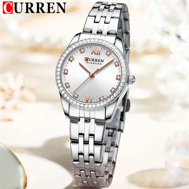 Reloj Curren 9086 en ACERO para Mujer