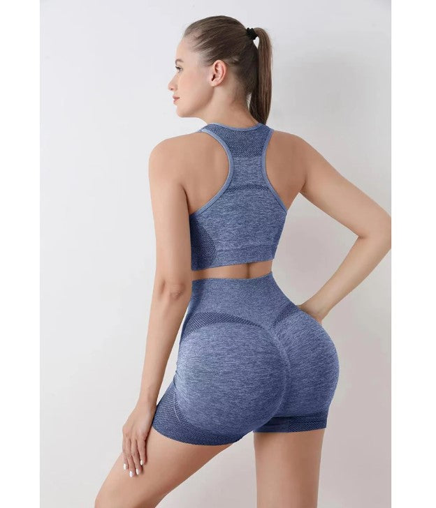 Conjunto de Yoga sin costuras para mujer