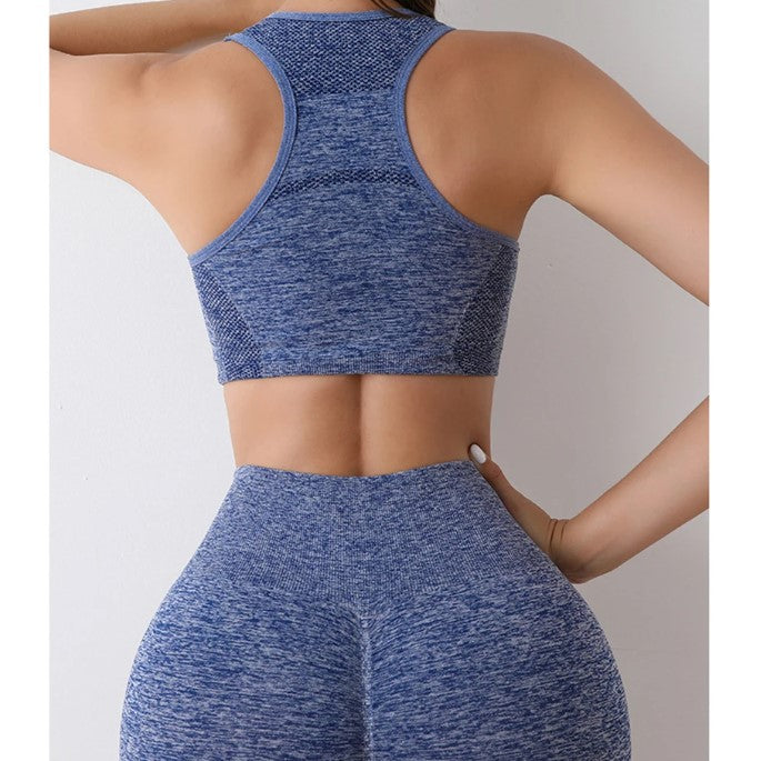 Conjunto de Yoga sin costuras para mujer