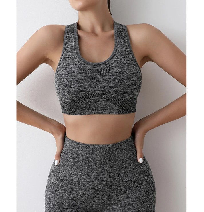 Conjunto de Yoga sin costuras para mujer